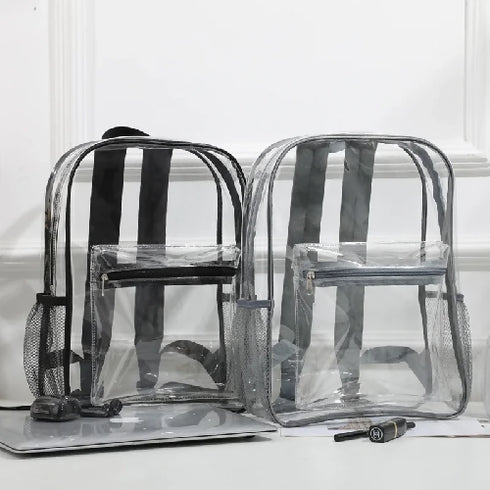 Fashion Plastic Transparent PVC Backpack